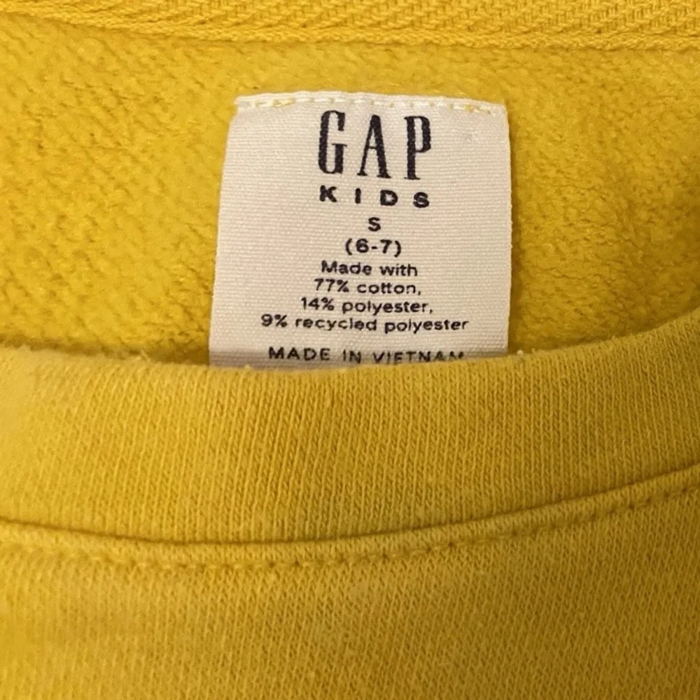 Baby Gap Size 5-7 Kids Girls Pink and Yellow Long Sleeve Sweater Sweatshirts